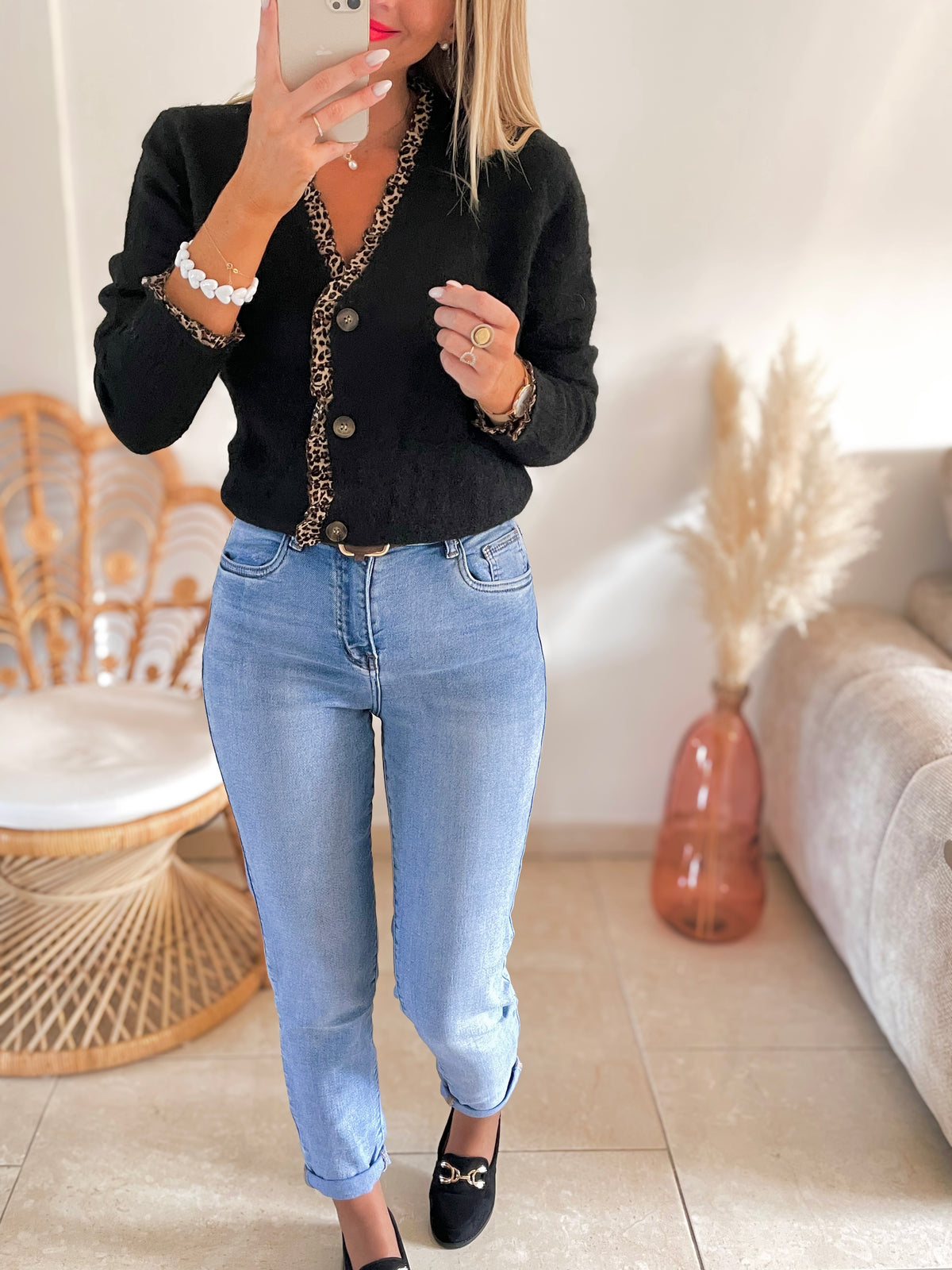 Jean Mom Époustouflant clair ♡