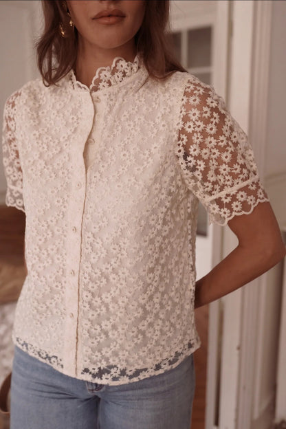 Top chemise Petal ♡