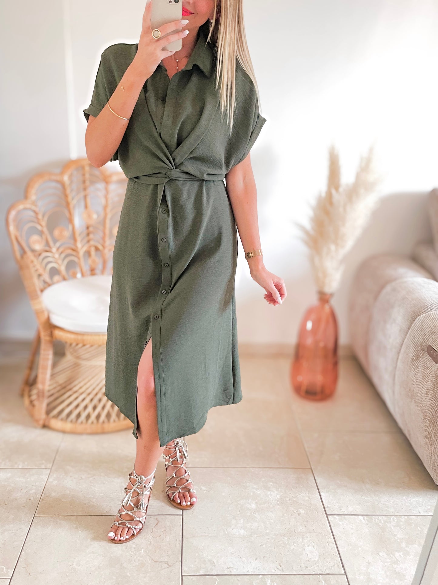 Robe Gabriela kaki ♡