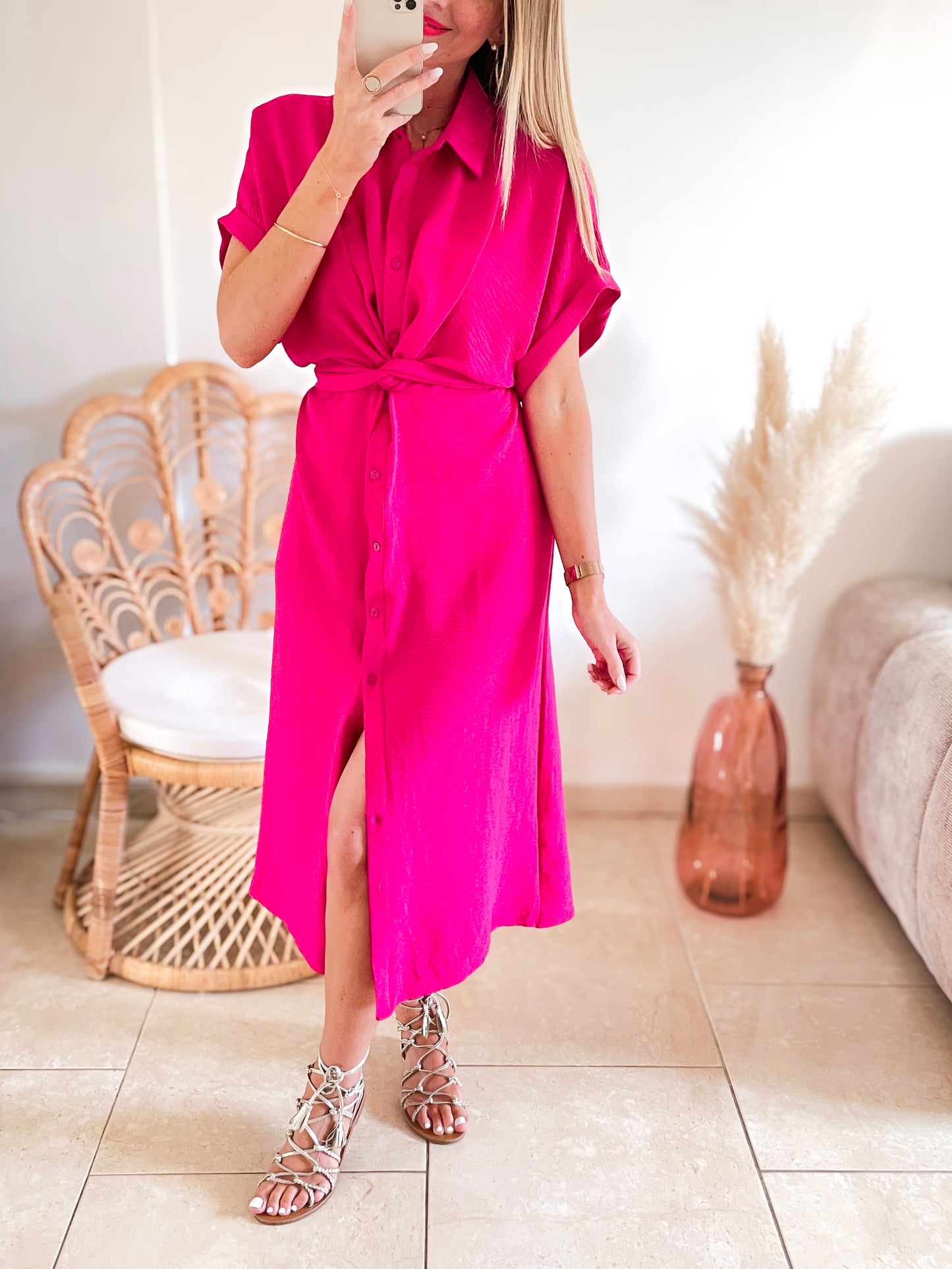 Robe Gabriela fuchsia ♡