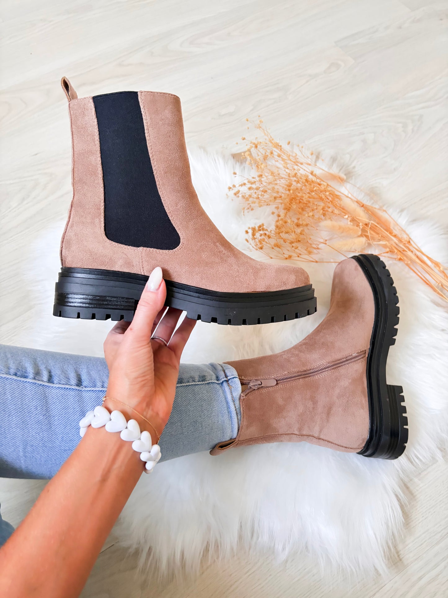 Bottines Gary taupe ♡