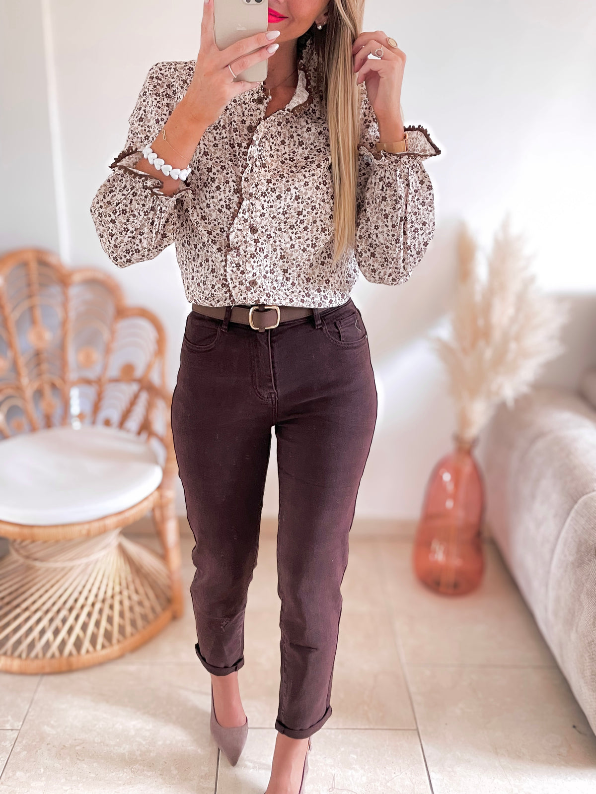 Jean Mom Époustouflant choco ♡ PRÉ COMMANDE 22.09