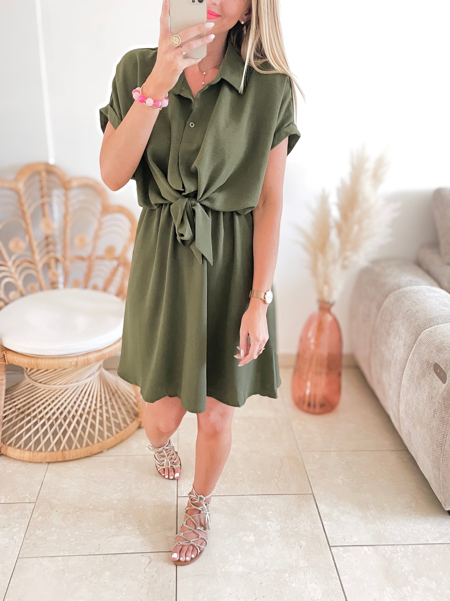 Robe Arsène kaki ♡