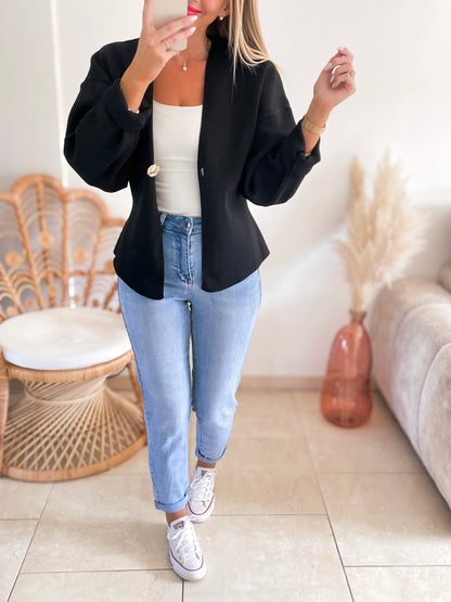 Jean Mom Époustouflant clair ♡