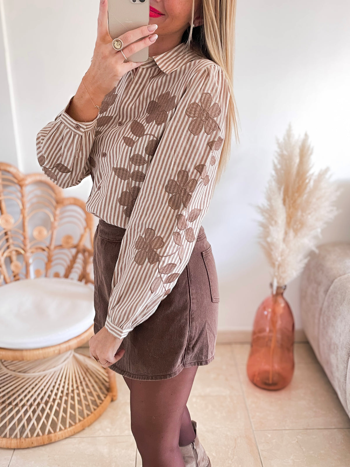 Chemisier Milie beige ♡