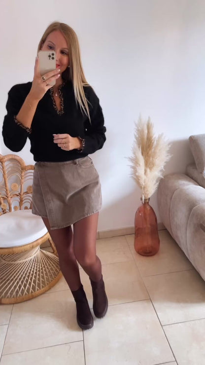 Pull Amelia noir ♡