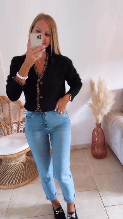 Jean Mom Époustouflant clair ♡