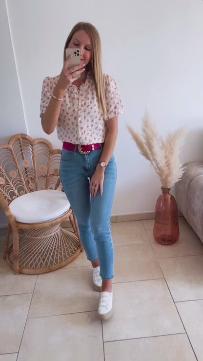 Top chemise Miyana ♡