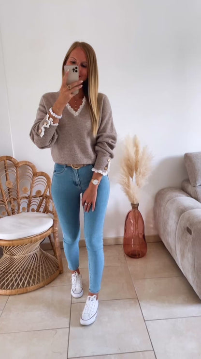 Pull Mylo taupe ♡