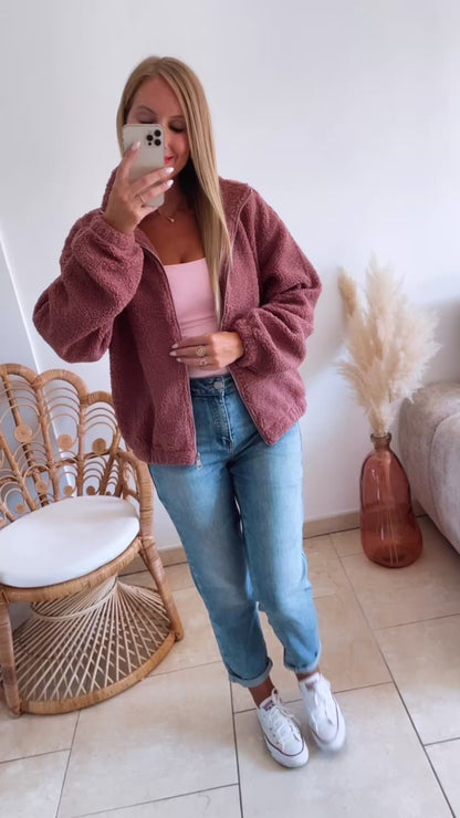 Jean Mom Époustouflant bleu ♡