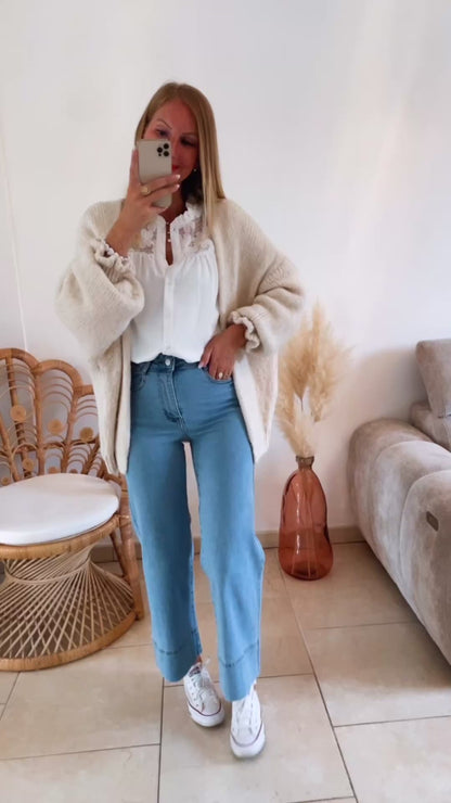 Gilet Mi amor beige ♡
