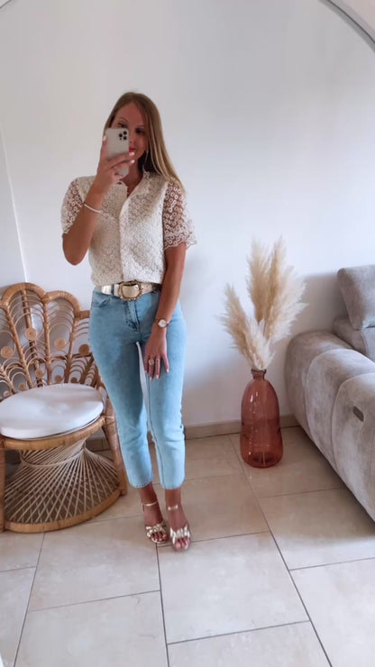 Top chemise Petal ♡