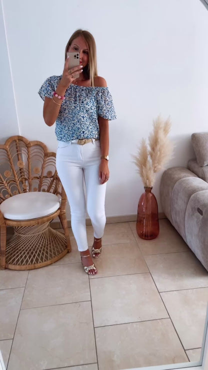Top Douce bleu ♡