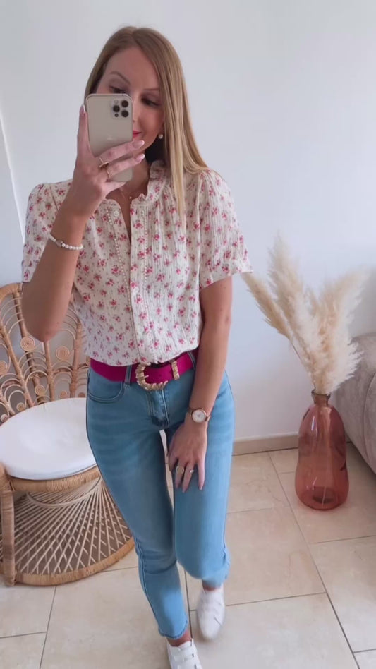 Top chemise Miyana ♡