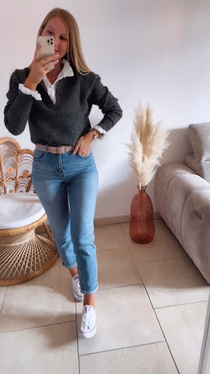 Pull Dayna gris ♡