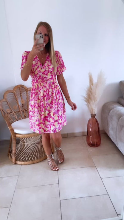 Robe Sunset courte rose ♡