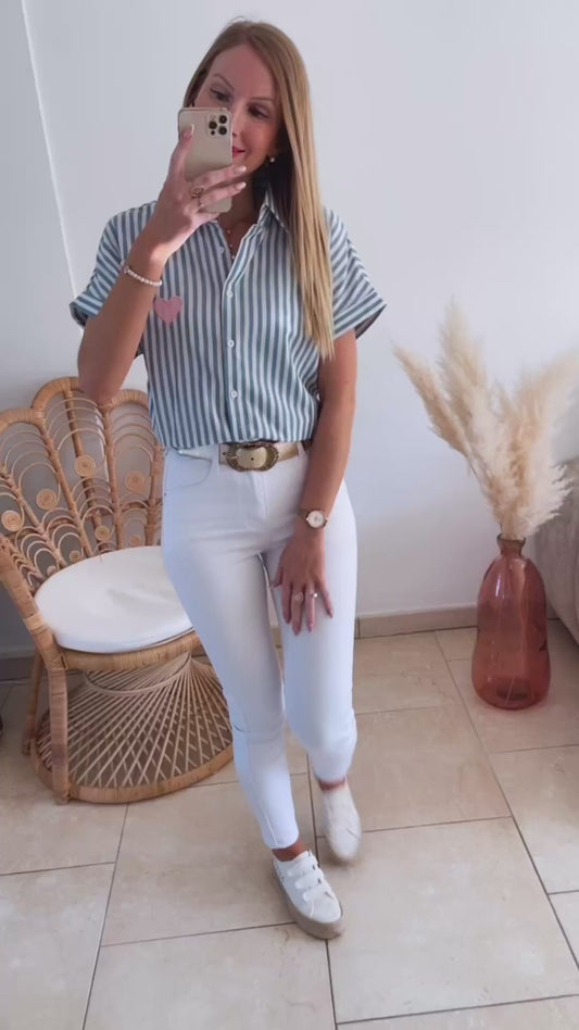 Top chemise Coeurla ♡