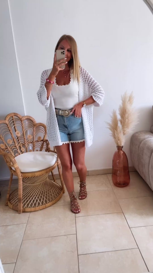 Gilet Eden blanc ♡