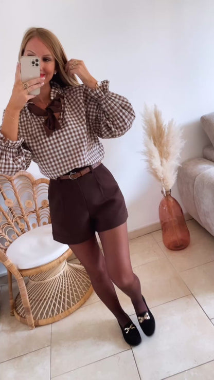 Blouse Ayla choco ♡